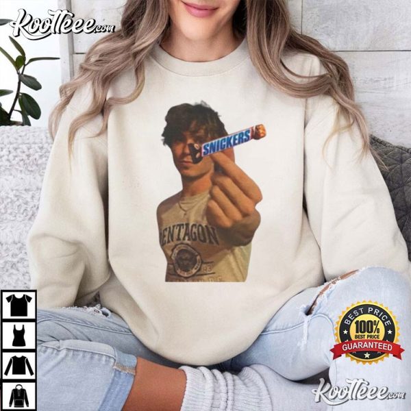 Nicholas Chavez Snickers Meme T-Shirt