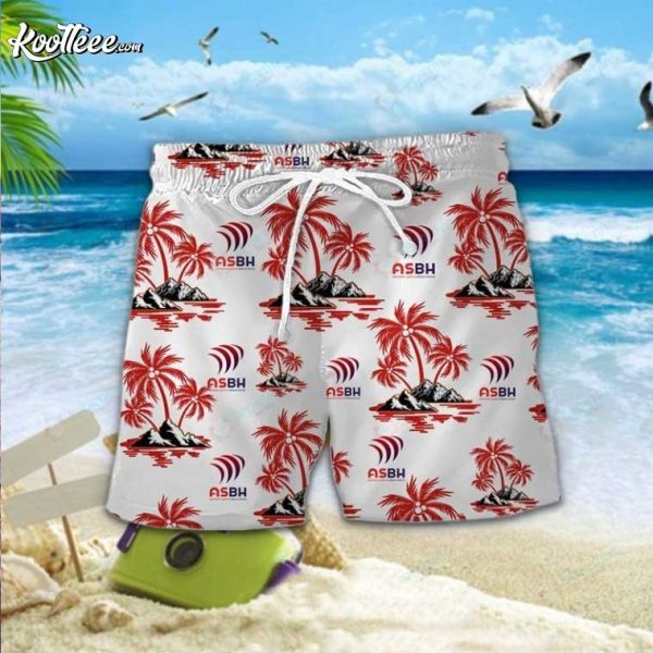 AS Beziers Herault Hawaiian Shirt And Shorts