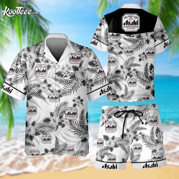 Asahi Breweries Hawaiian Shirt And Shorts