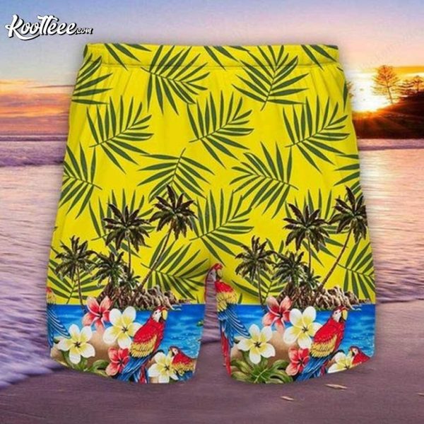 ASM Clermont Auvergne Tropical Hawaiian Shirt And Shorts