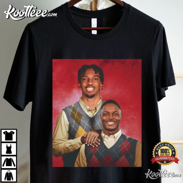 Washington Commanders Jayden Daniels x Terry McLaurin Step Brothers T-Shirt