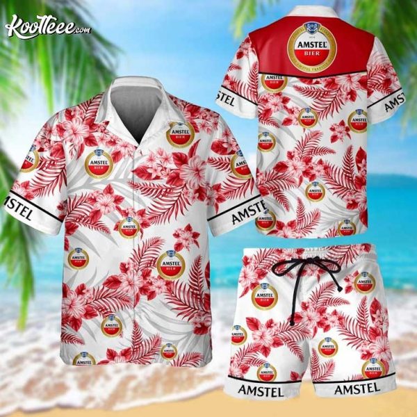 Amstel Hawaiian Shirt And Shorts