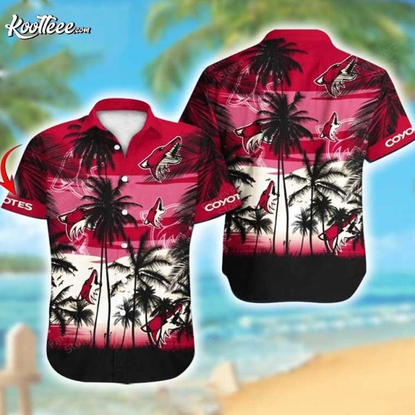 Arizona Coyotes Custom Name Hawaiian Shirt