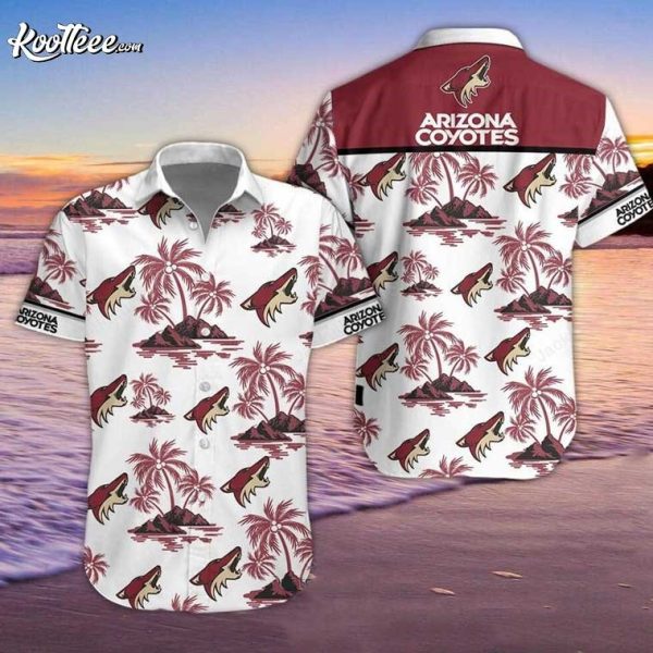 Arizona Coyotes Hawaiian Shirt And Shorts