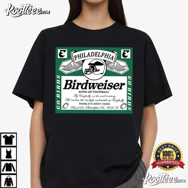 Birdweiser Philadelphia Eagles Football Game Day T-Shirt