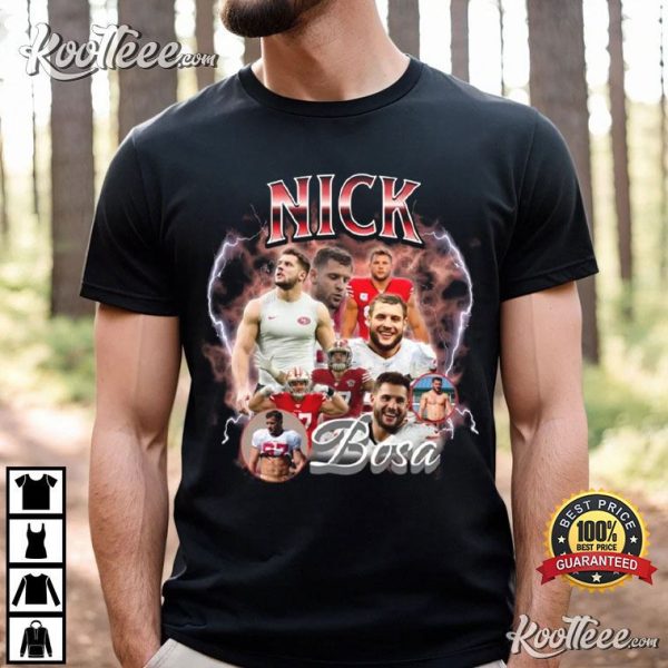 Nick Bosa Vintage NFL Football T-Shirt