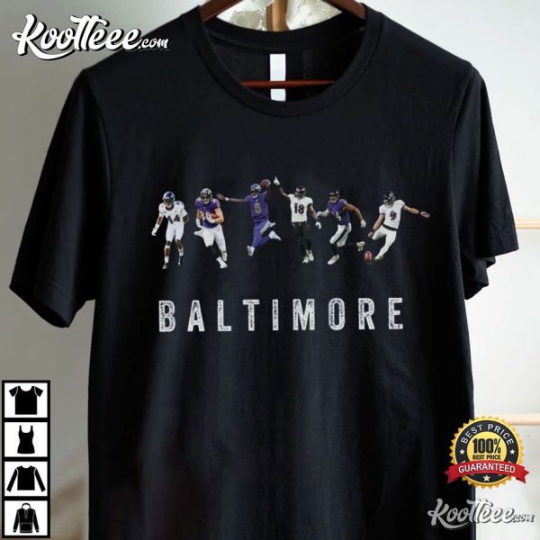 Baltimore Ravens Jackson Andrews Smith Hamilton Humphrey Tucker T-Shirt