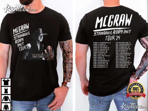 Tim McGraw Standing Room Only Tour 2024 T-Shirt