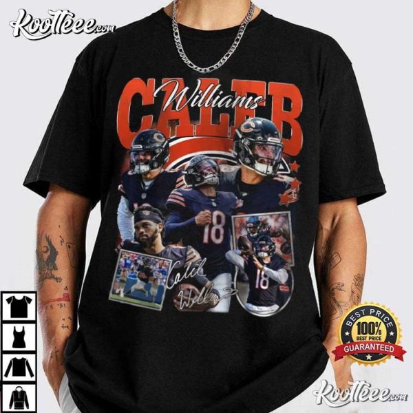 Caleb Williams Vintage 90s Fan Gift T-Shirt