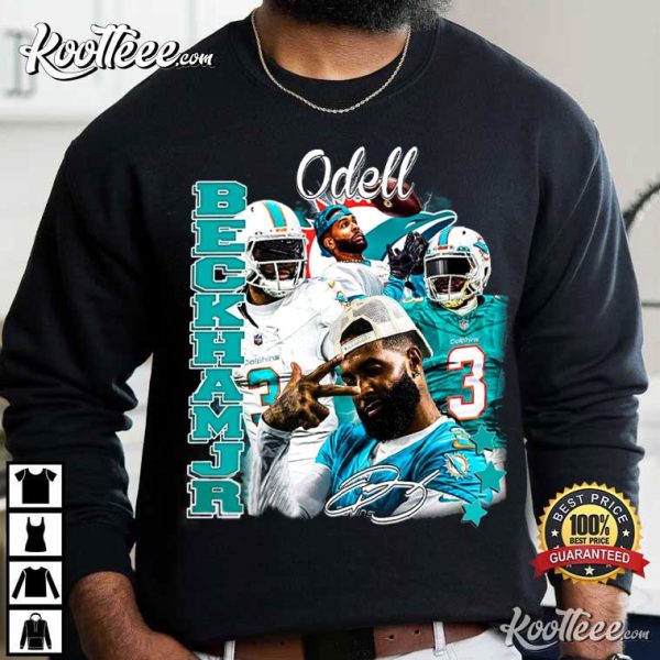 Odell Beckham Jr Vintage 90s Fan Gift T-Shirt