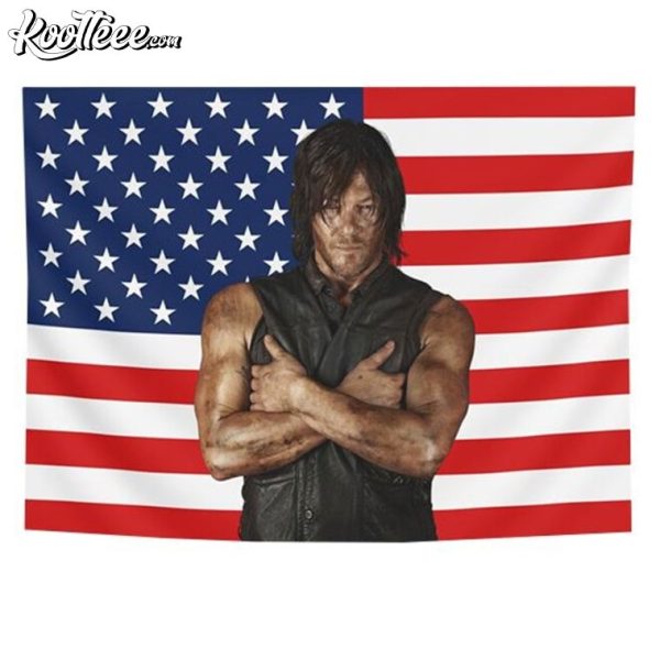 Norman Reedus Daryl Dixon American Flag