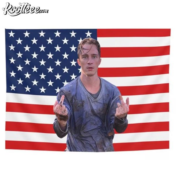 Drew Starkey Rafe Cameron Middle Finger Wall Tapestry