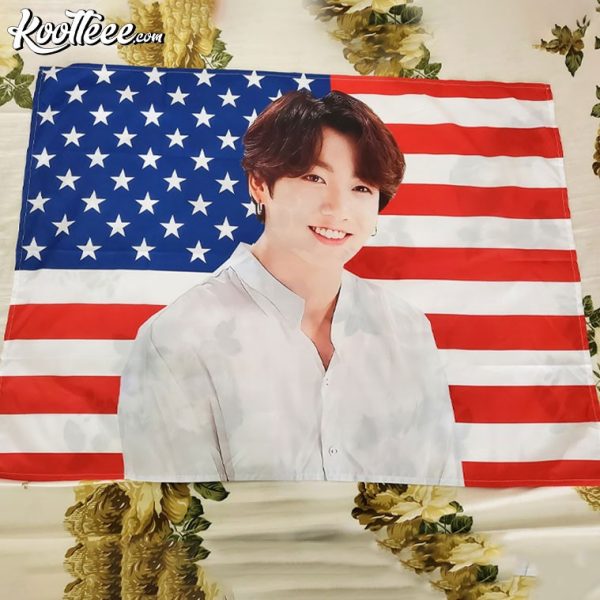 Jungkook BTS American Flag