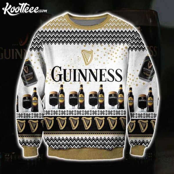 Guinness Beer 1759 Ugly Christmas Sweater