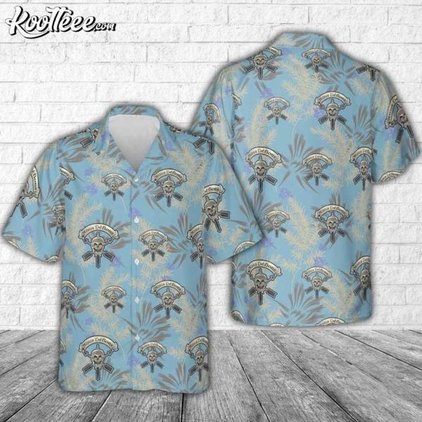 Nous Defions Mortus Discriminatus Skull Hawaiian Shirt