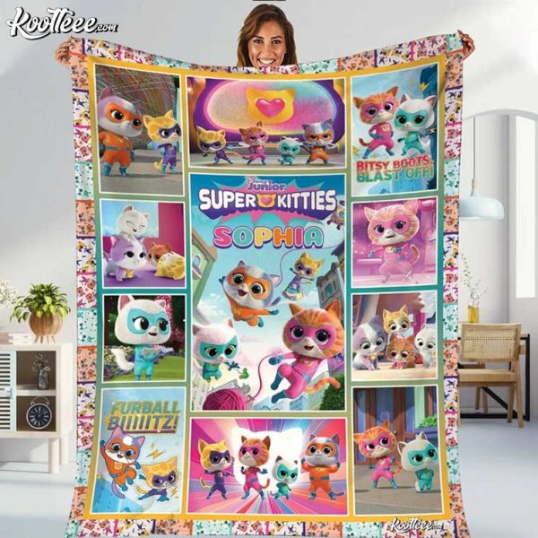 SuperKitties Super Cat Custom Fleece Blanket