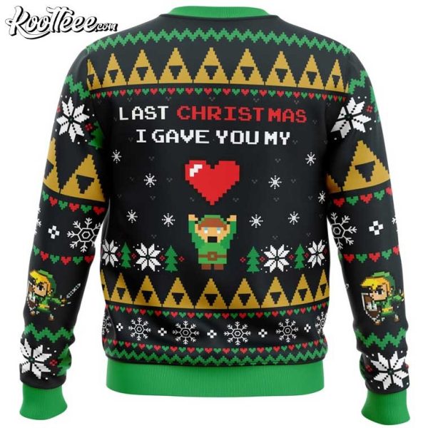 The Legend Of Zelda Link To My Heart Ugly Christmas Sweater