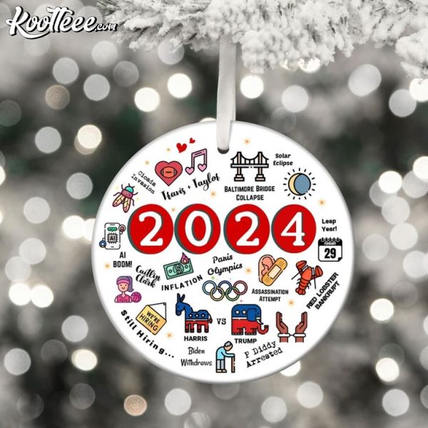 2024 Events Year In Review Commemorative Ornament