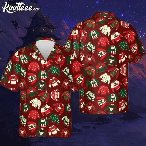 Ugly Christmas Sweaters Seamless Hawaiian Shirt