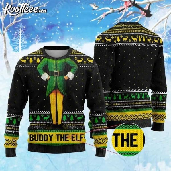 Buddy The Elf William Buddy Hobbs Christmas Ugly Sweater