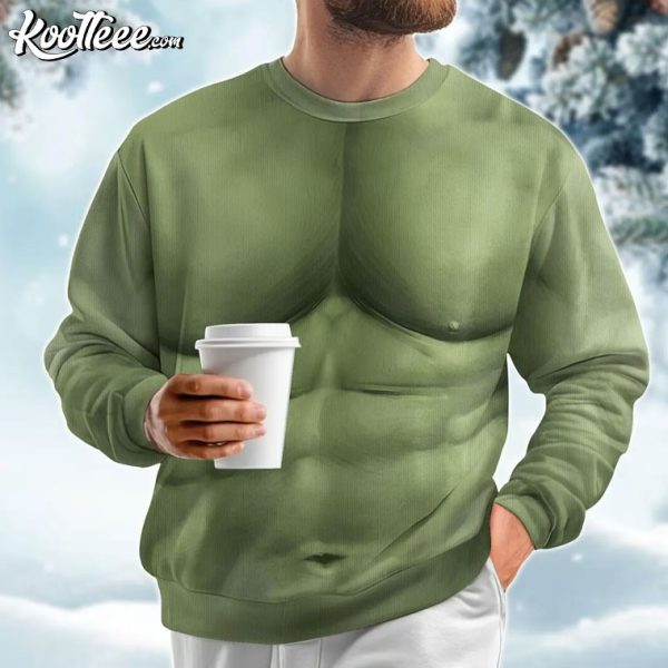 The Incredible Hulk Cosplay Ugly Christmas Sweater