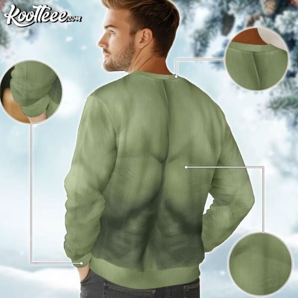 The Incredible Hulk Cosplay Ugly Christmas Sweater