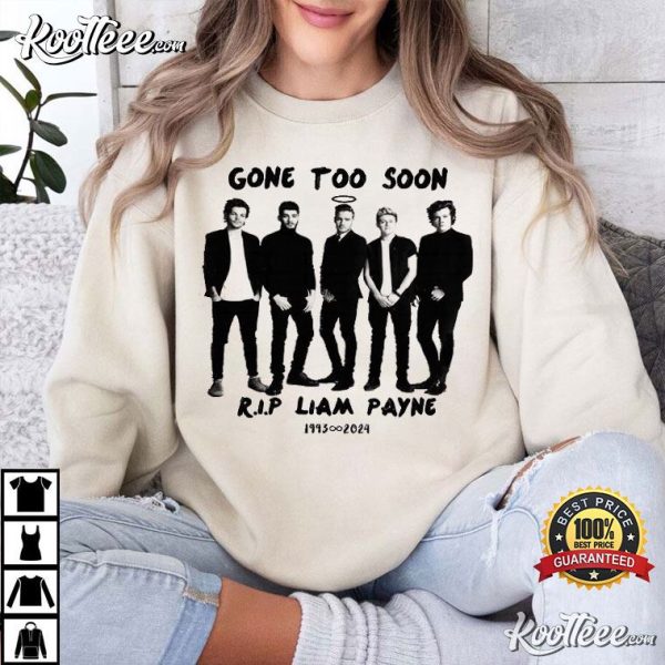 RIP Liam Payne Gone Too Soon 1D Fan Gift T-Shirt