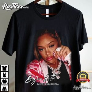 Big Latto Sugar Honey Iced Tea Vintage T-Shirt Big Latto Sugar Honey Iced Tea Vintage T Shirt (3)