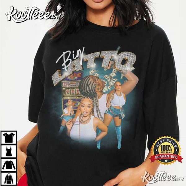 Big Latto Vintage 90s Style T-Shirt