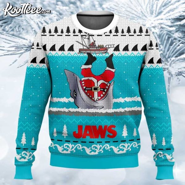 Jaws Shark Ugly Christmas Sweater