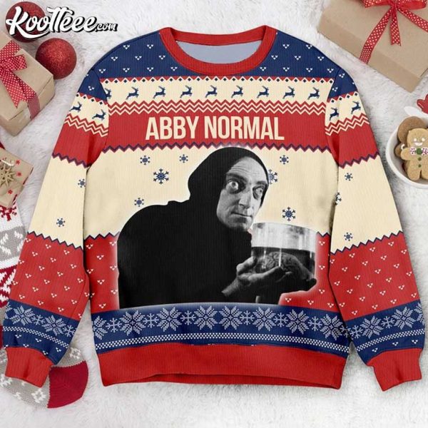 Young Frankenstein Abby Normal Christmas Ugly Sweater