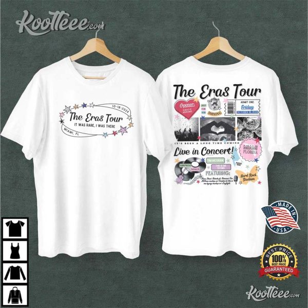 The Eras Tour Taylor Swift Miami FL Concert T-Shirt