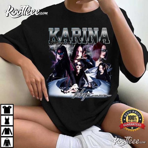 Retro Karina Aespa Gift For Fan T-Shirt