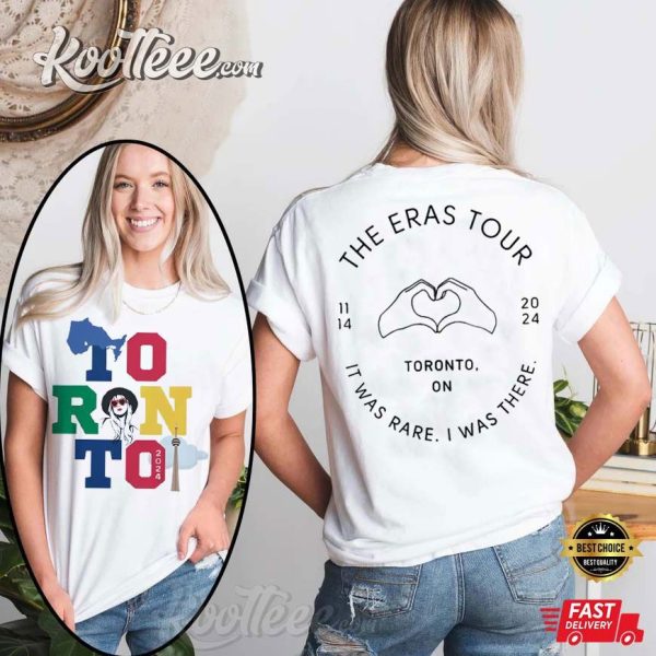 The Eras Tour Taylor Swift Toronto On Canada Concert T-Shirt