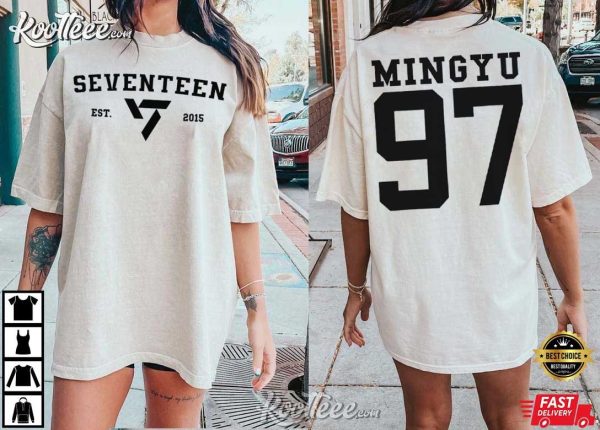 Seventeen Members K-pop Customize T-Shirt