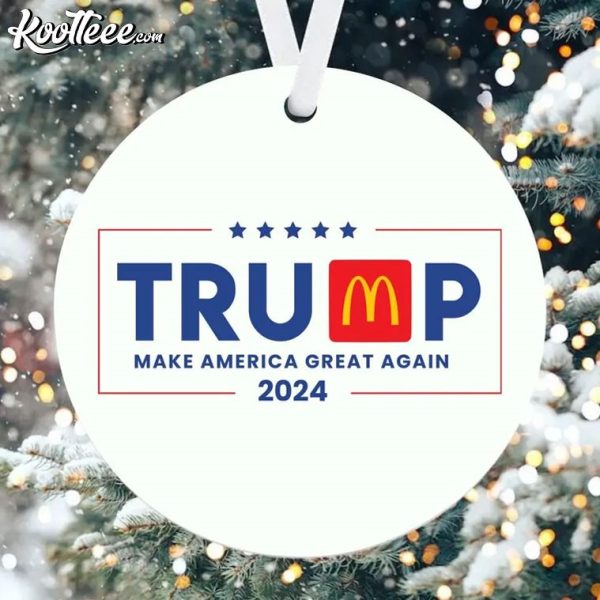 Trump McDonalds Make America Great Again Ornament