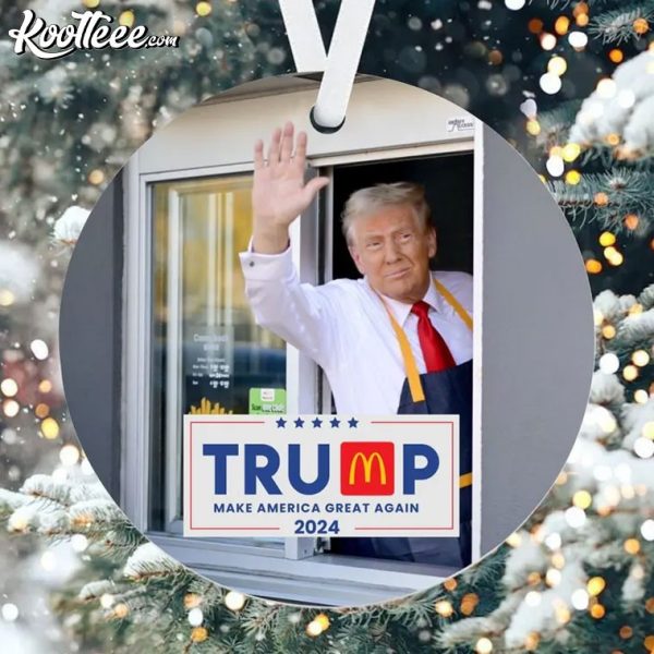 Trump McDonald’s 2024 Election Ornament