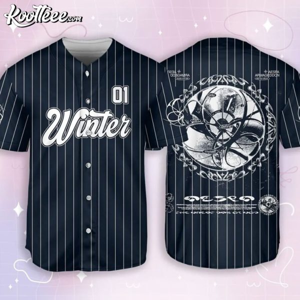 Winter Aespa Armageddon Album Baseball Jersey