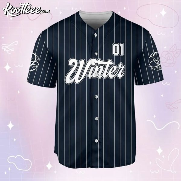 Winter Aespa Armageddon Album Baseball Jersey