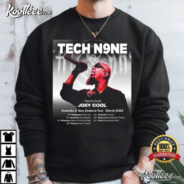 Tech N9ne Australia And New Zealand Tour March 2025 T-Shirt