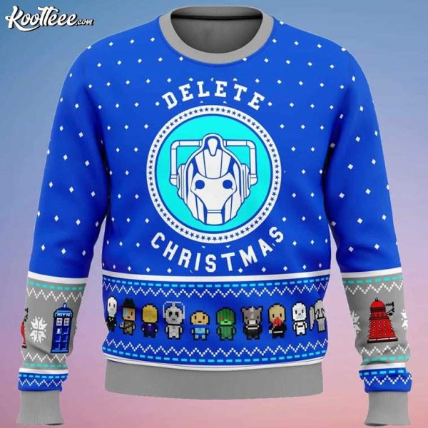 Dr Who Dalek Ugly Christmas Sweater