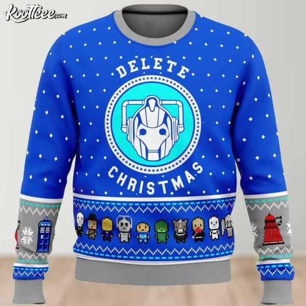 Dr Who Dalek Ugly Christmas Sweater