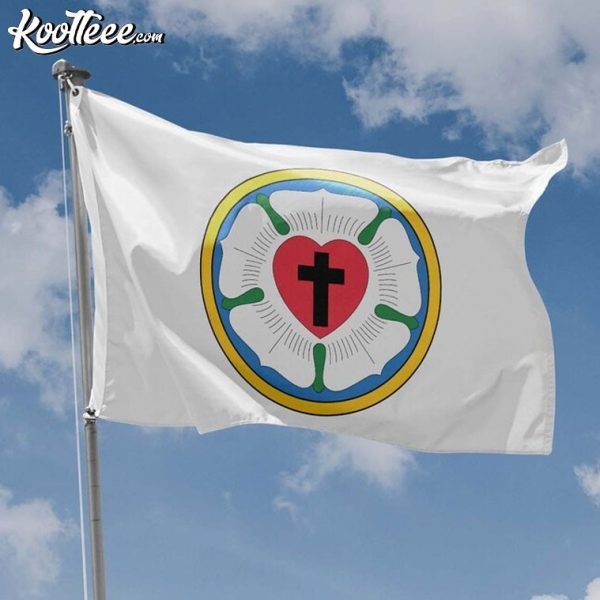 Lutheran Rose Lutheranism Symbol Flag