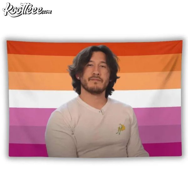 Markiplier Lesbian Flag LGBTQ Wall Tapestry