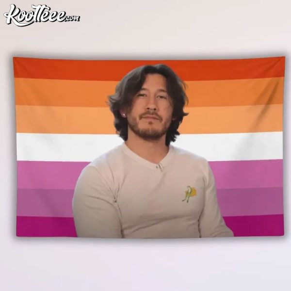 Markiplier Lesbian Flag LGBTQ Wall Tapestry