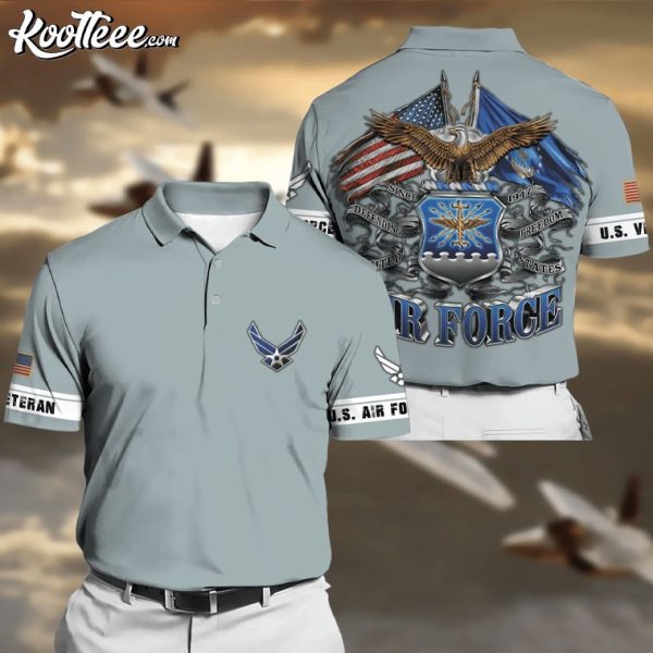 US Air Force Veteran Polo Shirt