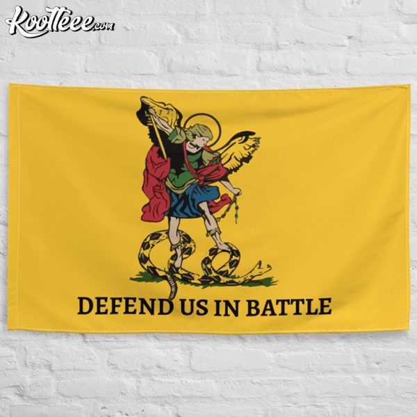 Holy Michael Defend Us In Battle Catholic Flag