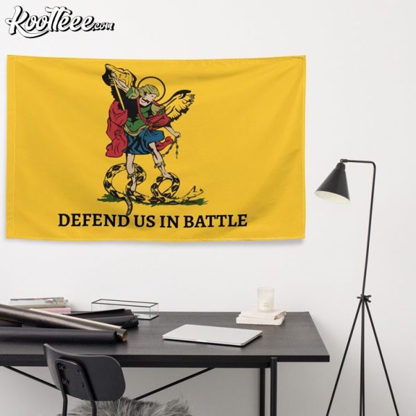 Holy Michael Defend Us In Battle Catholic Flag