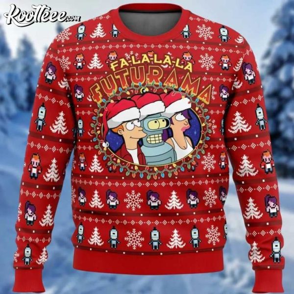 Fa-La-La-La Futurama Ugly Christmas Sweater