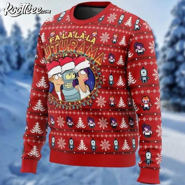 Fa-La-La-La Futurama Ugly Christmas Sweater